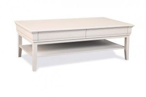 Monticello Coffee Table w. Drawer and Shelf